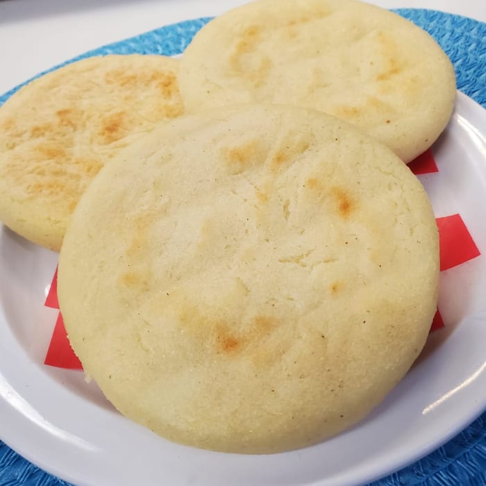 Plain Arepa.
