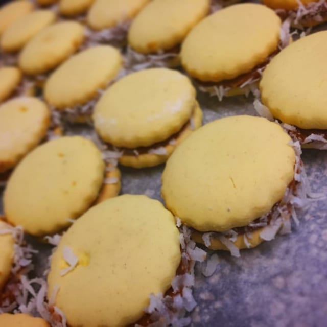 Alfajor Almendras.